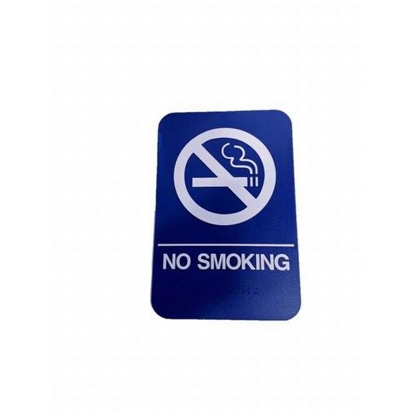 Don-Jo No Smoking ADA Blue Sign HS907022 - main